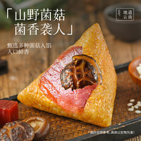 嘉华粽子 蛋黄云腿肉粽礼袋300g  早餐粽端午嘉兴粽子火腿粽子 菌菇云腿粽礼袋 300g