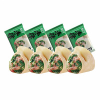 袁记味享鲜虾韭菜玉米三鲜手工包制水饺煎饺广式风味蒸煮早餐速食