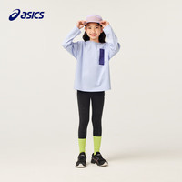 亚瑟士(asics)童装中大童中性款长袖针织T恤2024秋日常时尚长袖T恤333241003061
