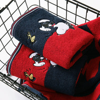 金号史努比联名 纯棉100%洗脸毛巾洗澡全棉加厚男士118g/条