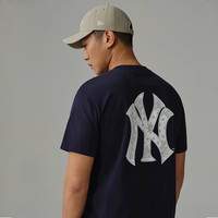 纽亦华 2024夏季MLB腰果花设计NY/LA男女款潮流百搭短袖T恤