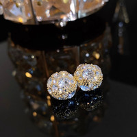 香之密语 无耳洞水钻磁吸耳夹女款潮高级感耳钉耳环耳骨夹耳饰