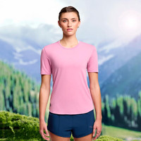 索康尼（SAUCONY）女Stopwatch运动T恤透气跑步训练速干短袖800484