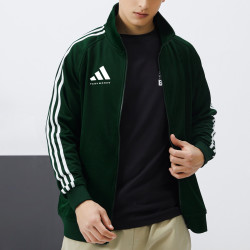 adidas 针织立领运动外套