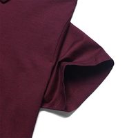 七匹狼短袖T恤男夏季薄款桑蚕丝商务polo保罗衫冰感翻领短t男装打底衫 401(深红)-2721款 S (160)