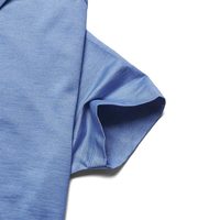 七匹狼短袖T恤男夏季薄款桑蚕丝商务polo保罗衫冰感翻领短t男装打底衫 112(中蓝)-2721款 S (160)