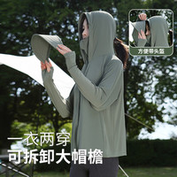 登利途 冰钛原纱UPF50+ 防晒衣 白色 均码