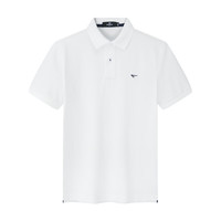 七匹狼短袖T恤夏季男大眼珠净色多彩POLO亲肤舒适通勤休闲多色上衣 803(本白) M 165/84A