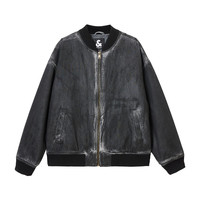 杰克·琼斯（JACK&JONES）男装春秋衣身水洗擦色工艺时尚潮流百搭棒球领棉服外套224409039