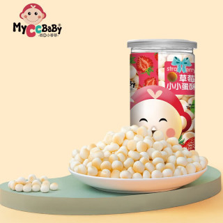 我D小蔡蔡 MyCcBaBy 蛋酥小小馒头奶香营养奶豆饼干宝宝馒头易吞咽儿童零食 原味