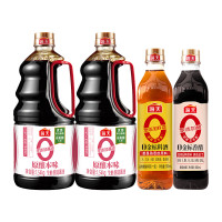 海天 酱油0添加原酿本味1.54kg*2+500ml*2酿造香醋料酒