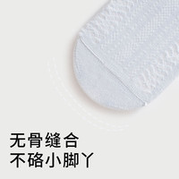 贝肽斯婴儿袜子春夏夏季薄款男女童宝宝中筒袜新生儿透气儿童网眼袜子 灰色+白色+蓝色 网眼透气- 3双 1-3岁 (脚长12-14cm)