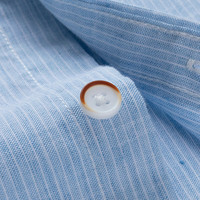 七匹狼长袖衬衫男条纹方领衬衣男士春季商务休闲打底衫长衬男装上衣B 406(粉红) 3XL 185/100A 185/100A(XXXL)