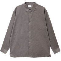 杰克·琼斯（JACK&JONES）男装春季时尚百搭休闲通勤日常长袖上衣宽松翻领衬衫男2244O3007 E05石象灰  175