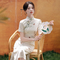 戚薇 中国风 女士连衣裙 2025新款