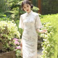 戚薇 新中式 女士连衣裙 2025款