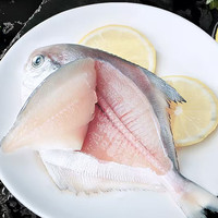 京喜加白鲳鱼新鲜冷冻银鲳鱼深海鱼鲜活鱼鲳鱼海鲜小银鲳鱼少冰衣 小鲳鱼500g 含冰25%【5~6条装】