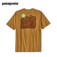 巴塔哥尼亚(Patagonia)男士户外休闲混纺棉环保面料圆领短袖T恤 Sunrise Rollers 37718 PFGD S