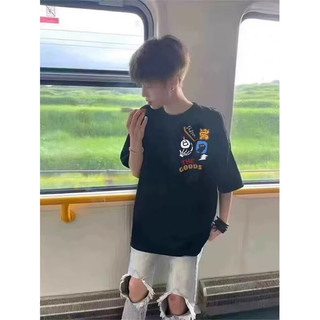  柏铭臣 重磅纯棉 男士短袖T恤