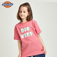 Dickies男女童短袖夏季2025夏装儿童T恤字母印花211K30LSD180