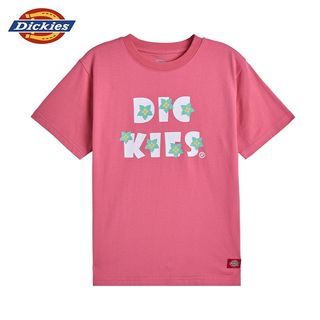Dickies男女童短袖夏季2025夏装儿童T恤字母印花211K30LSD180