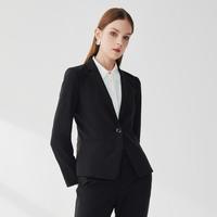 女装西服透气易打理修身显瘦商务通勤弹力西装上衣