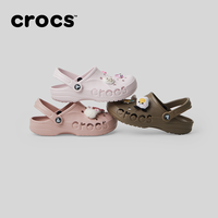 【K姐】Crocs洞洞鞋女鞋卡骆驰户外包头拖鞋男鞋沙滩鞋|10126 深蓝色-410 40