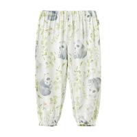 威尔贝鲁儿童裤子春夏款防蚊裤男女宝宝2025休闲长裤大童装秋