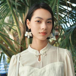 假两件改良新中式国风旗袍连衣裙女2024春装绝美裙子