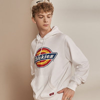 dickies 卫衣男女同款城市轻户外大logo印花连帽卫衣DK007060 白色 XL