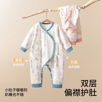 贝肽斯婴儿衣服春夏宝宝连体衣新生婴幼儿男女孩a类纯棉爬服睡衣