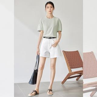  DUIBAI/对白 宽松遮肉 女士短袖T恤