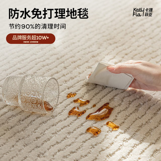 卡提菲亚真丨防水地毯客厅极简线条沙发茶几毯卧室毯 灵川-01 /每平方1平米价格