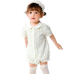 巴拉巴拉 新生儿衣服宝宝包屁衣三角衣两件装