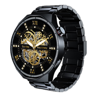  平凡大师 鸿蒙系统 智能手表 黑色钢表带