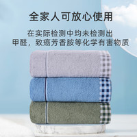 亚光纯棉浴巾A类精梳长绒棉素色柔软亲肤吸水不掉毛速干浴巾巅峰系列 灰色1条 360g /68*138cm/条