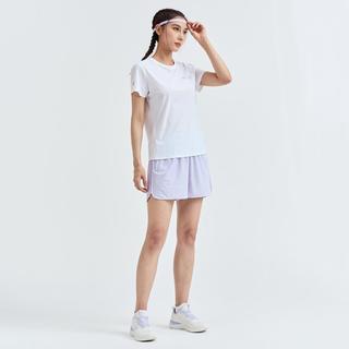 特步 XTEP运动短袖T恤女夏季薄款舒适透气圆领T恤运动上衣