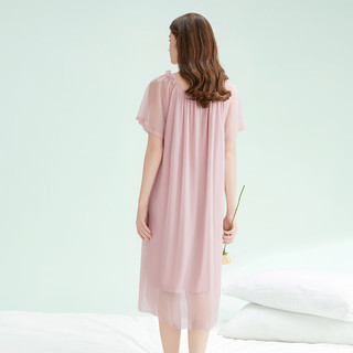 芬腾睡裙女2025夏优雅宫廷风薄纱性感家居服睡衣母亲节送妈妈