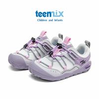 天美意男童运动鞋2025春季儿童网面软底跑步鞋一脚蹬防滑鞋子 苍葭绿 单网春夏款 32码