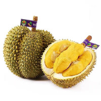 沐小七果蔬 泰国金枕榴莲 支持包五房【JD顺丰-可送货上门】鲜果整个水果 精选大果 单果3-4斤（包3-4房） 【干包黄肉果】