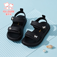 富罗迷儿童凉鞋女孩夏季2025轻便透气女孩软底防滑运动沙滩鞋 收藏 27码