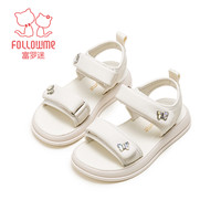 富罗迷儿童凉鞋女孩夏季2025轻便透气女孩软底防滑运动沙滩鞋 加购 30码