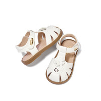 Snoffy斯纳菲女童凉鞋2025夏季儿童公主镂空透气软底宝宝凉鞋 凤蝶粉 23码