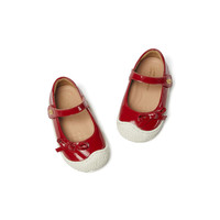 Snoffy斯纳菲2025年春季女童皮鞋儿童公主鞋单鞋防滑软底鞋 樱桃慕斯红 21码