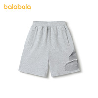 巴拉巴拉童装男童中大童儿童短裤夏装宽松中裤五分裤时尚慢跑裤子 黑色90001