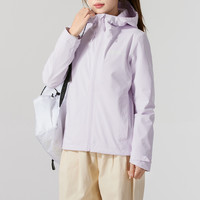 Jack wolfskin/狼爪ASIA WEILTAL女时尚运动冲锋衣休闲通勤外套 深灰色