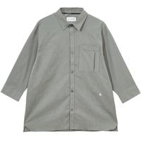 杰克琼斯夏outlets商务衣服简约帅气字母通勤七分袖衬衫外套男装