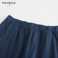 【UPF50+ 速干】POLOWALK童装男童休闲裤2025夏防晒透气长裤 藏青A款【吸湿速干】