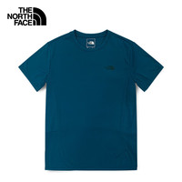 北面（The North Face）速干T恤男短袖户外运动半袖吸湿轻薄透气|7WCW EFS M