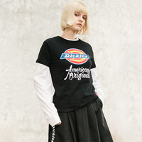 dickies短袖 款印花短袖t恤 DK007386 黑色 L